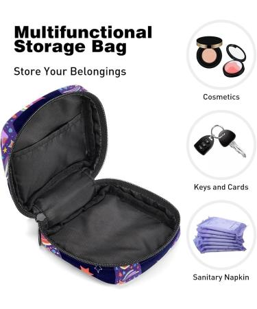 Womens Bonds Storage Pockets Stillpad Holder - Moon Pattern Portable Period Kit Bag | Feminine Product Bag for Women & Girls - Color 4 - Buy Online on GoSupps.com