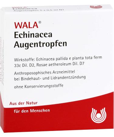 WALA Echinacea Eye Drops - 5 Single Dose Pipettes for Immune Support | Fast Worldwide Shipping - Buy Online on GoSupps.com