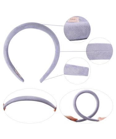 Velvet Padded Headbands for Women - 6Pcs Set, Girls Teens Fashion Headwear - Solid Colors, One Size - Buy Online on GoSupps.com