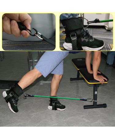 XonyiCos Adjustable Dumbbell Ankle Straps for Cable Machines - Breathable Type A-Pair for Weight Lifting, Kickbacks, and Leg Extensions - Buy Online on GoSupps.com