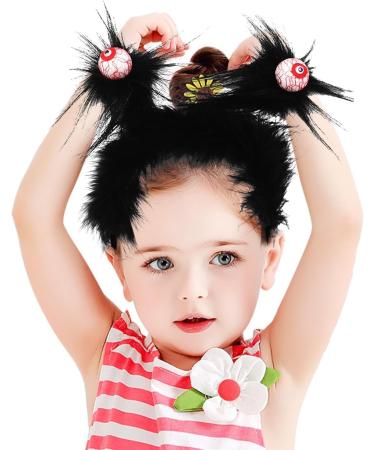 JINGAN Halloween Hair Hoop - Eyeball Headband Horror Big Eye Ball Hair Hoop - Blood Eyeballs Headwear Headbands Hair Supplies For Halloween Stage Performance Black One Size - Buy Online on GoSupps.com