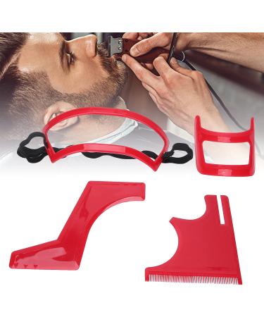 Beard Hairline Template Kit Professional 4-Piece Set for Beard and Hairline Shaping Beard Trimming Tool Facial Hair Outline Shaper Beard Hair Grooming Stencil Styling Guide for Men Styling & Haircut - Buy Online on GoSupps.com