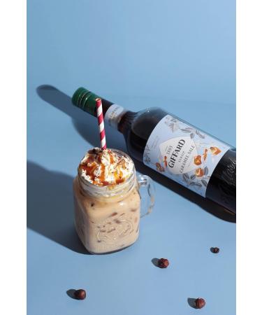 Giffard - Salted Caramel Flavor Syrup - Recipe and Made in France - Gourmet and Balanced - 1 Liter - Buy Online on GoSupps.com