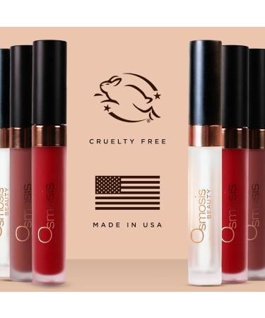 OSMOSIS Superfood Lip Oil Nourishing Tinted Lip Gloss Deep Hydration Lip Plumper Peptides for Fuller Lips Nectar 0.12 Oz - Buy Online on GoSupps.com