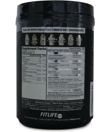 PMD Sports Ultra Pump Fuel Insanity Pre Workout Drink - Cherry Bombsicle - 30 Servings - Buy Online on GoSupps.com