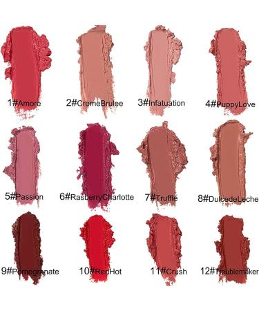 JKMXBX Allen Shaw Lip Lust Creme Lip Gloss - Waterproof, Long Lasting - 12 Colors (6 Pack) - Buy Online on GoSupps.com