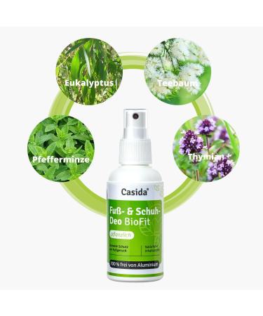 Buy Biofit Foot & Shoe Deo Spray Aluminum-Free Antibacterial Protection Against Foot Odor & Sweaty Feet for Sports Hiking and Work Shoes - Effective against Fungi! - Buy Online on GoSupps.com