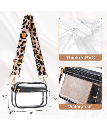 HULISEN Clear Crossbody Bag - Stadium Approved Transparent Purse for Women & Men - Buy Online on GoSupps.com
