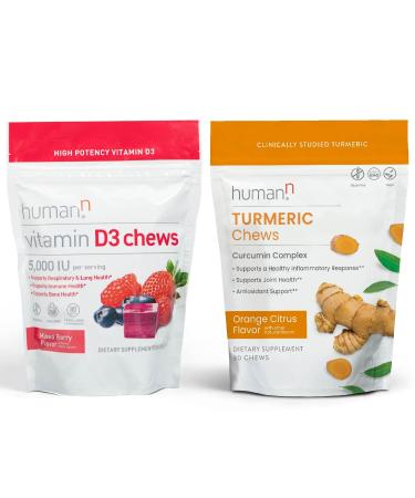humanN D3 Chews & Turmeric Chews