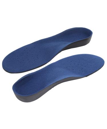 Shoe Insoles Shoe Inserts for Women 1.1in Arch Height 2 Pairs Unisex Hard Bottom EVA Flannelette Arch Support Foot Correction Insole for Correct Flat Feet High Arches and (L)