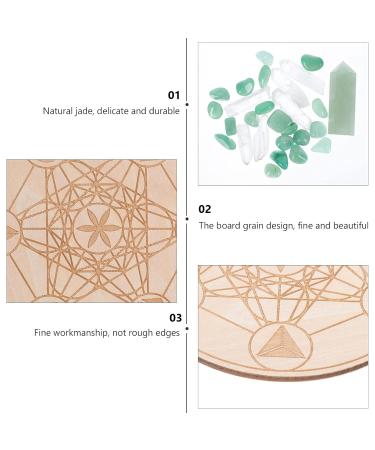 Yoga Healing Stones Set - Chakra Crystal Therapy Kit for Meditation & Energy Balancing | Semi-Precious Crystals for Holistic Healing - Buy Online on GoSupps.com