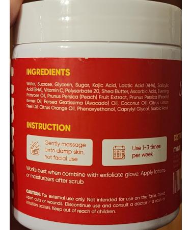 Bikini Area Exfoliator Pack 2-2% Kojic Acid Vitamin C & 7% AHA/BHA Even Skin Tone Radiance & Glow Skin & Ingrown Hair for Rectum Intimate Butt Underarm - Buy Online on GoSupps.com