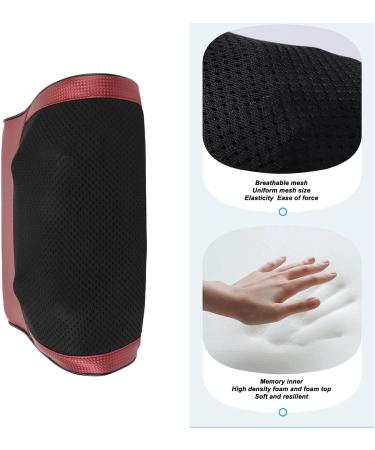 Deep Tissue Shiatsu Massager Pillow - Multi-Functional Hot Compression Electric Massage Pillow for Back & Neck Relief - EU Plug (Red) | International Shipping - Buy Online on GoSupps.com