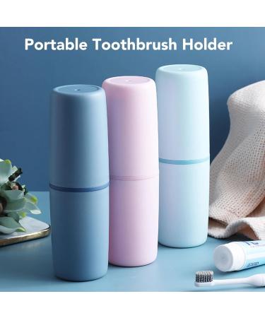YWBL-WH Portable Toothbrush Case - Hygienic Durable & Stylish - Versatile Use in Pink | International Shipping - Buy Online on GoSupps.com