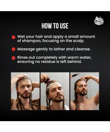 The Shave Factory Paraben Free Hair Shampoo Natural Formula for Healthy and Shiny Hair Free from Harmful Chemicals Suitable for Daily Use 1000ML - Buy Online on GoSupps.com