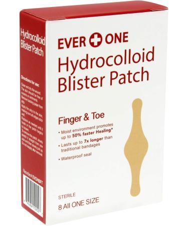 EverOne Hydrocolloid Blister Patch - Fast Healing Adhesive Bandage for Fingers & Toes - Buy Online on GoSupps.com