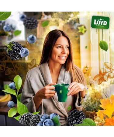 Loyd the Magic Experience Forest Fruit Flavoured Fruit Tea 40g | 20 Tea Bags | Poland Tea Brand | Tea Bags Individually Wrapped | Tea for Every Guest (Forest Fruit 2 Pack) Forest Fruit 2 Pack - Buy Online on GoSupps.com