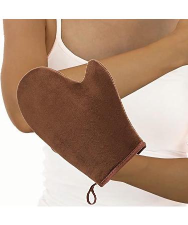 VNITT 2 in 1 Self Tanning Mitt Applicator Kit | Tan Mitt Glove & Brush for Flawless Fake Tan | Perfect for Face & Body - Shop Now - Buy Online on GoSupps.com