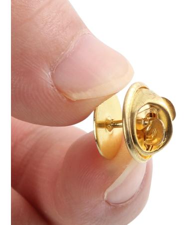 100 Pack Gold Butterfly Clutch Blank Pins - 10MM Tie Tacks for Crafts & Jewelry Making - Buy Online on GoSupps.com