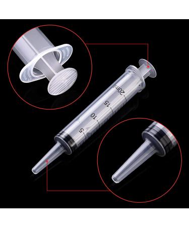 Large Plastic Syringe 4 Pack - 20 ml Measuring Tools for Lab Dispensing - Multiple Uses - Buy Online on GoSupps.com
