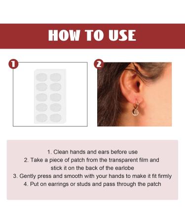 KODASW 100patches Invisible Ear Lift for Ear Lobe Support Tape Perfect for Stretched Ear Lobe Relieve Strain from Heavy Earring Plastic - Buy Online on GoSupps.com