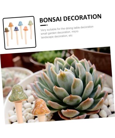 Toddmomy Craft Accessories 6pcs Landscape Patio Tiny Statues Scene Garden Flowerpot Small Miniatures Micro Simulation Lawn - Buy Online on GoSupps.com