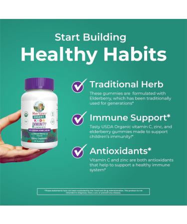 MaryRuth Organics Zinc (Tart Raspberry) & Kids Immunity Gummies (Mixed Berry) | Clean Label Project Verified | Vitamins for Immunity & Overall Health and Wellness | Vegan Non-GMO No Gelatin - Buy Online on GoSupps.com