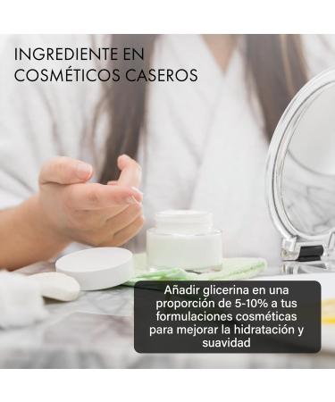 100% Vegetable Glycerin Liquid 2 Liters | Pharmaceutical Grade | Ideal Moisturizer for Hair and Body - Fragrance Free - Buy Online on GoSupps.com