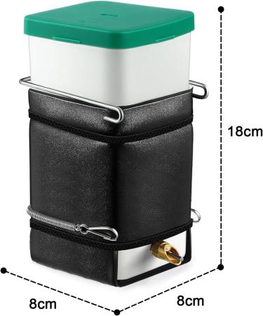YOXIER Heated Kettle for Rabbits Small Animals Low Power Consumption Animal Water Bottle No Drip Automatic Thermo Dispenser Pet Fountain Rabbit Hamster Black - Buy Online on GoSupps.com