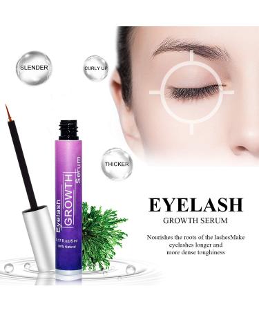 Natural Eyelash Growth Serum for Longer, Thicker Lashes - Enhancing Formula for Rapid Brow Growth - Buy Online on GoSupps.com