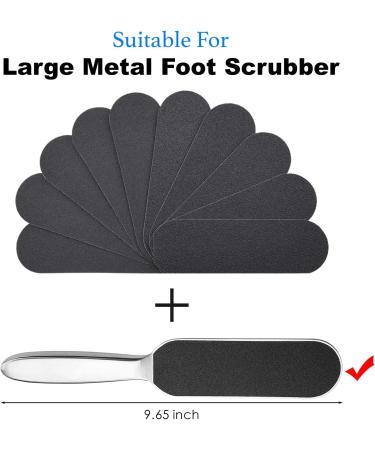 EagleKing Stainless Steel Foot File Refills - 40 Replacement Pads with Removable Glue - Buy Online on GoSupps.com