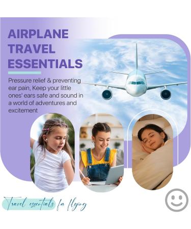Kids Ear Plugs with Lanyard - Reusable Noise Reduction for Ages 5-12 | 8 Ear Tips | 26dB Noise Cancelling for Travel Concerts Sports Events & Focus - Violet Green - Buy Online on GoSupps.com