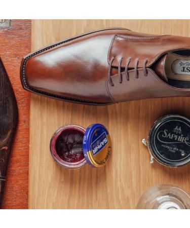 Saphir Superfine Cream Shoe Polish - Taupe Grey Pommadier 88-50ml - Buy Online on GoSupps.com