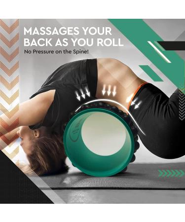 ENERGY FLOW Back Roller: Deep Tissue Massage & Spine Cracker for Back Pain Relief and Improved Flexibility - Buy Online on GoSupps.com