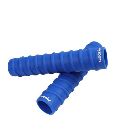Ayaport Kayak Paddle Grips Non-Slip Silicone Wraps Blister Prevention Kayaking Accessories for Take-Apart Paddles Blue