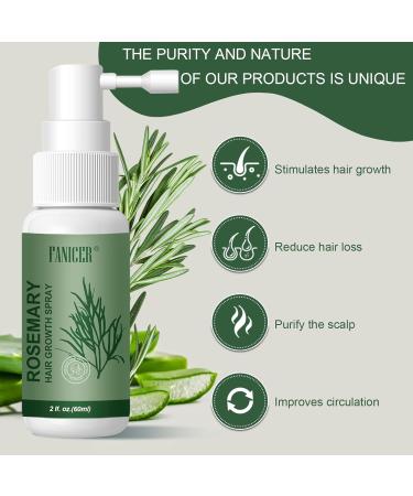 Tpubmity 2 x 60 ml hair growth oil rosemary oil for healthy hair and scalp hair care thicker hair growth for women and men 60 ml 2er Pack - Buy Online on GoSupps.com