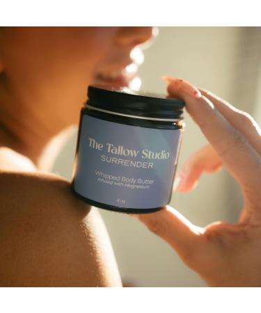 Deep Sleep Magnesium Tallow Balm (Lavender & Blue Tansy) - 350mg Magnesium - 100% Grass-Fed & Organic - for Sore Muscles Relaxation Eczema Kids Dry Skin - 2oz Lavender & Blue Tansy 2 Ounce - Buy Online on GoSupps.com