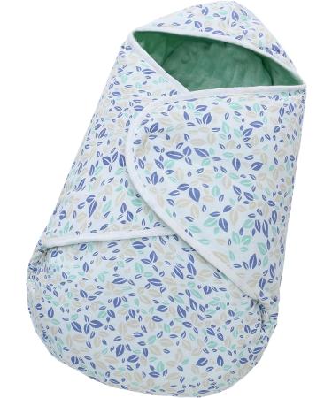 Winter Baby Swaddle Blanket for Car Seat | Newborn Sleeping Bag Cotton | 0-12 Months Boys Girls | Universal Leaves Design - Buy Online on GoSupps.com