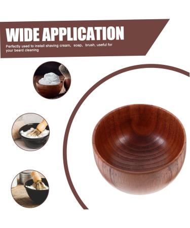 Beavorty 3-in-1 Shaving Soap Bowl - Bamboo Shaver Cream Cup for Men | Premium Shaving Soap & Foam - Buy Online on GoSupps.com