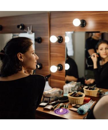 ZORQ Makeup Brush Cleaner Mat Cosmetic Makeup Brush Cleaner Bowl Portable Cosmetic Make Up Brush Cleaning Scrubber for Makeup Eggs Brushes Purple - Buy Online on GoSupps.com