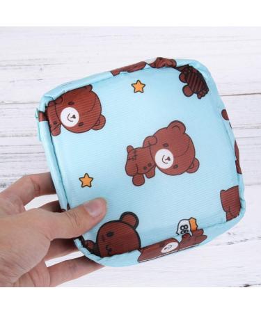 Gleavi Brown Bear Cosmetic Organizer Bag for Women - Makeup Storage & Coin Holder - Multi-Purpose Travel Pouch - Buy Online on GoSupps.com