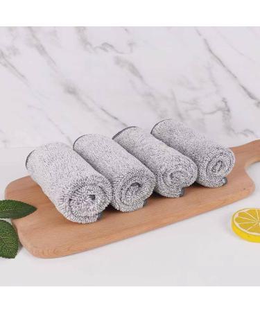 Kitchen Cleaning Bamboo Charcoal Dish Towel Household General Merchandise Daily Thickened Absorbent Disposable Lazy Cleaning Cloth - Buy Online on GoSupps.com