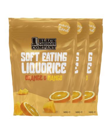 Black Liquorice Company - Orange and Mango Liquorice 3 x 165g