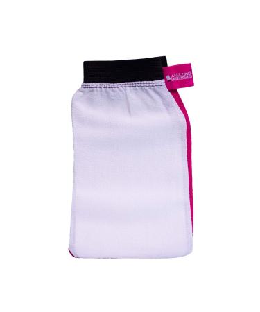 Glorious GLMR Works Exfoliating Mitt | Korean/Moroccan Kessa Style | Double Sided Viscose Rayon | Face & Body Exfoliator Glove - Buy Online on GoSupps.com