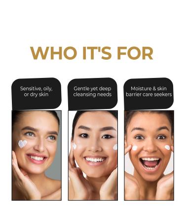 KSBC Pioom Rice Bran Cleansing Foam | Hydrating Face Wash for Sensitive Skin | Gentle K-Beauty Cleanser with Soft Creamy Texture & Lovely Scent | Family Size 16.9 fl oz - Buy Online on GoSupps.com