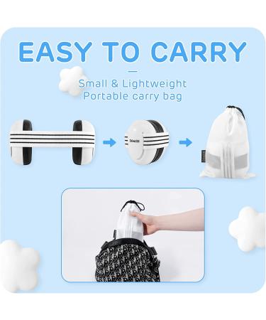KINGKIDS Baby Ear Protection Headphones - Noise Cancelling Earmuffs for Infants & Toddlers - White & Black - Buy Online on GoSupps.com