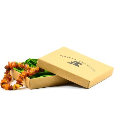 AmberPetCare Raw Baltic Amber Necklace for Dogs & Cats Natural Healing & Style - Buy Online on GoSupps.com