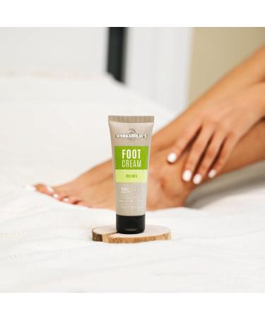 WORKAHOLIC S Premium 20% Urea Complex Foot Cream with Glycerin Almond Oil Shea for Dry Cracked Feet 75ml - Buy Online on GoSupps.com