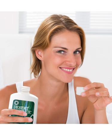 Desert Essence Tea Tree Oil Mouthwash - Sweet Mint - Set of 2 (473 mL) - Natural Oral Care | International Shipping Available - Buy Online on GoSupps.com