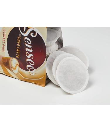 Buy Senseo Caf Latte Pads - 80 Coffee Pads Pack of 10 for Perfect 10x8 Drinks - International Shipping Available - Buy Online on GoSupps.com